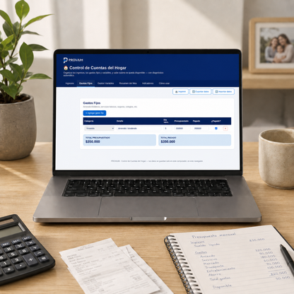 Control de Cuentas del Hogar