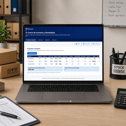 Control de Inventario y Rentabilidad