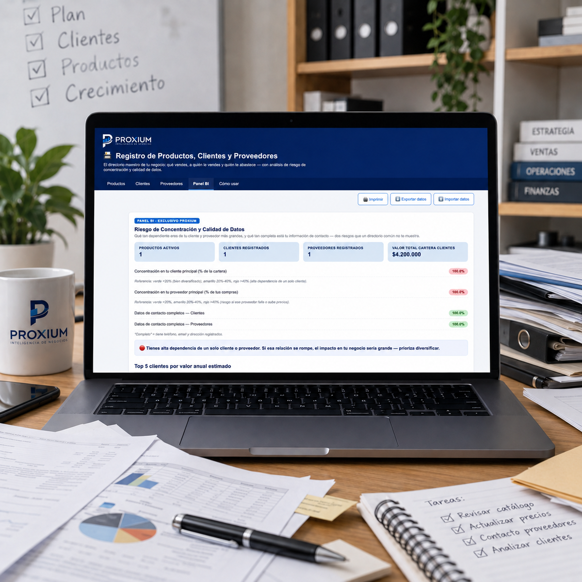 Registro de Productos, Clientes y Proveedores